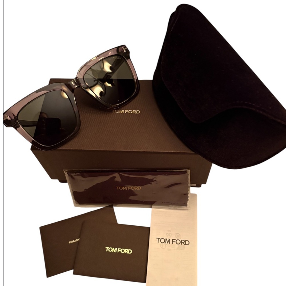 Tom Ford TF0969-K Smoke Square Men's Sunglasses. NEW WITH TAGS.